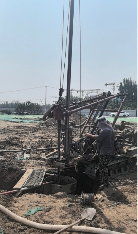 洛阳汝阳县工地打井